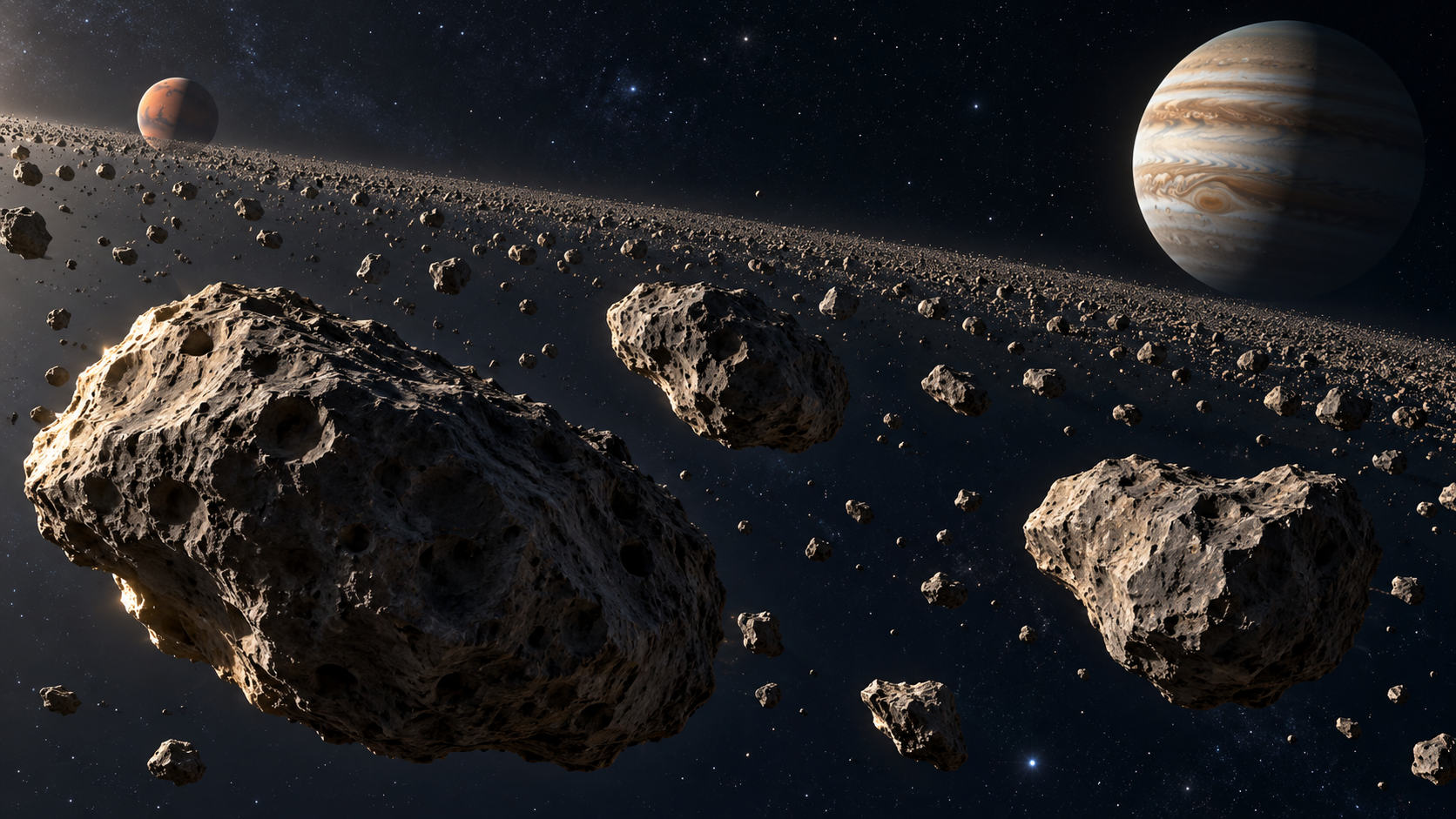 Mars ile Jüpiter arasındaki asteroit kuşağı