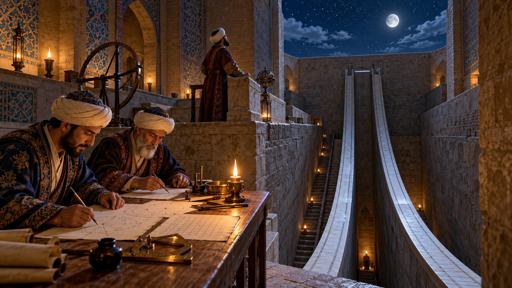 Uluğ Bey Gözlemevi'nde astronomlar